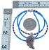 Authentic Sterling Silver Denim Lapis And Sugilite Bead Leaf Necklace BX120845
